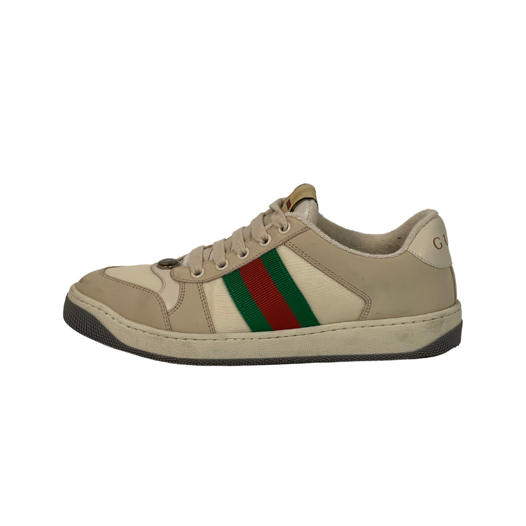 Screener leather sneaker on sale gucci