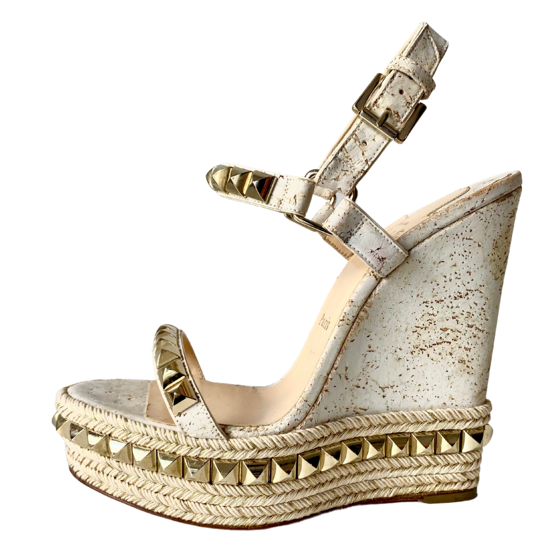 Pyradiams cork wedge store sandal