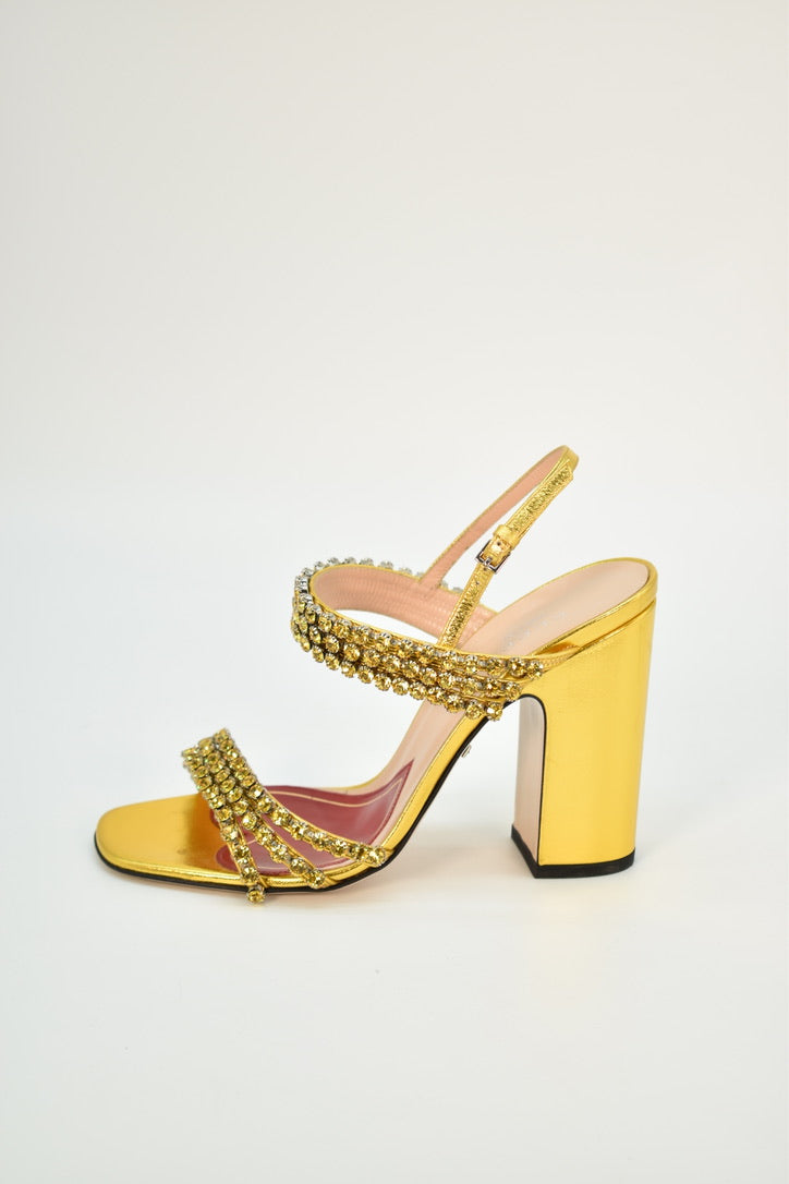 Gucci sandals with diamonds online