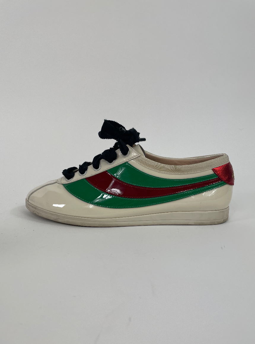 Gucci Falacer Bowling Sneakers Size 36.5