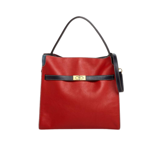 Tory Burch Leather Lee Radziwill Double Bag