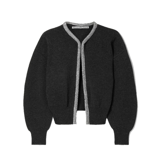 Alexander Wang Crystal-Embellished Cardigan