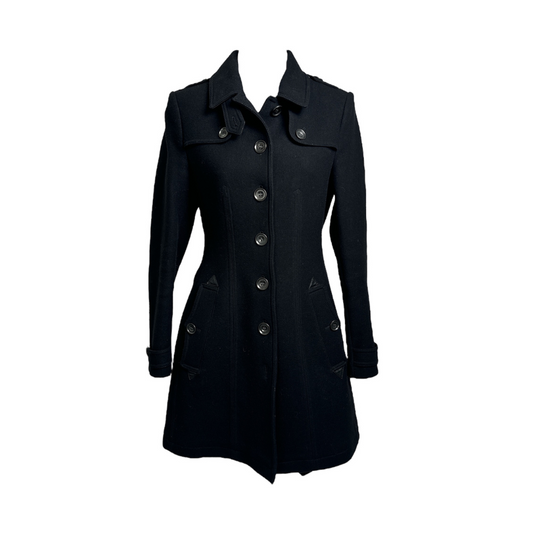 Burberry Brit Wool Belted Coat