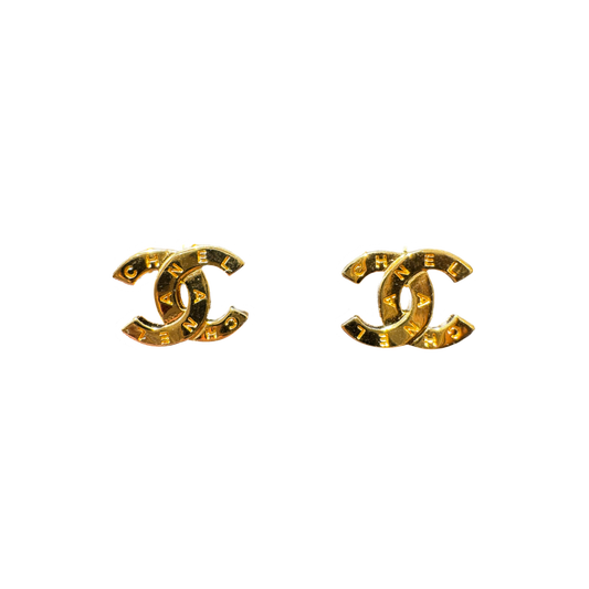 Chanel CC Stud Earrings