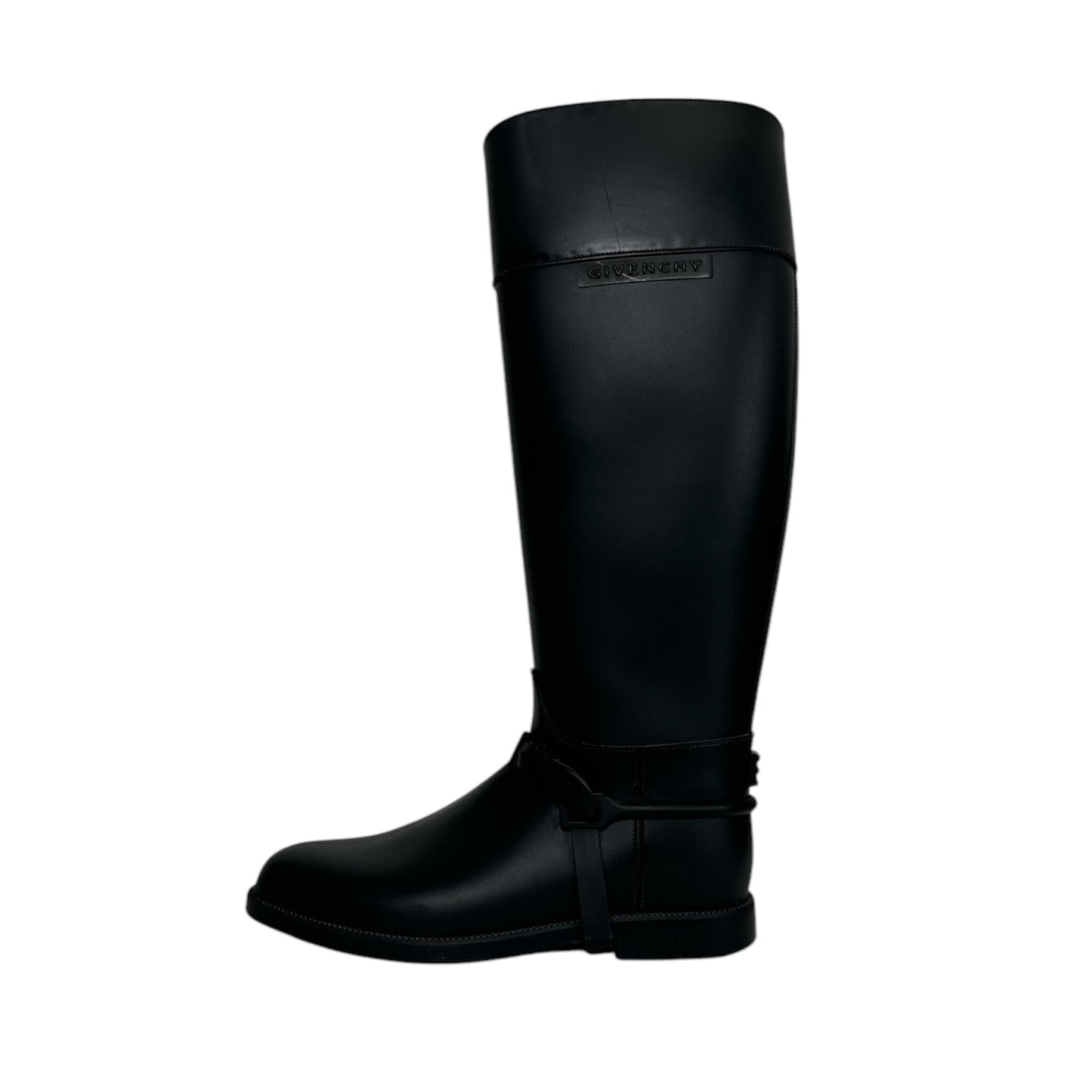 Givenchy Black Rubber Rain Boots (Size 40)