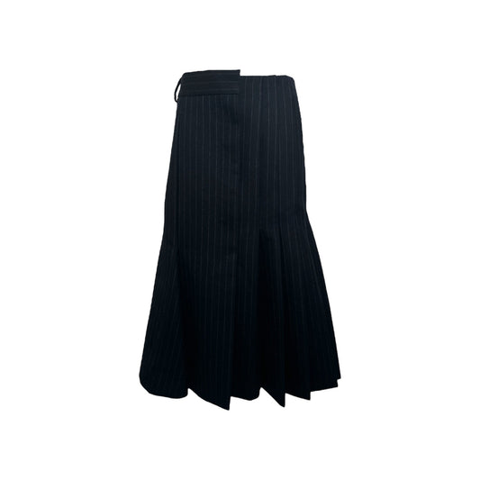 Sacai Chalk Stripe Pleated Skirt