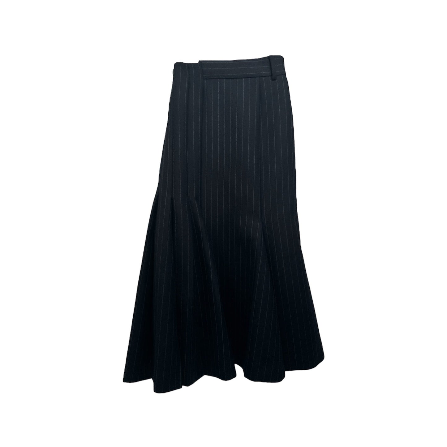 Sacai Chalk Stripe Pleated Skirt