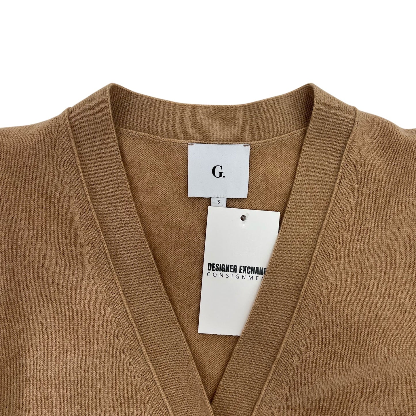 G. Label by Goop Juliette Short-Sleeve Cashmere Cardigan