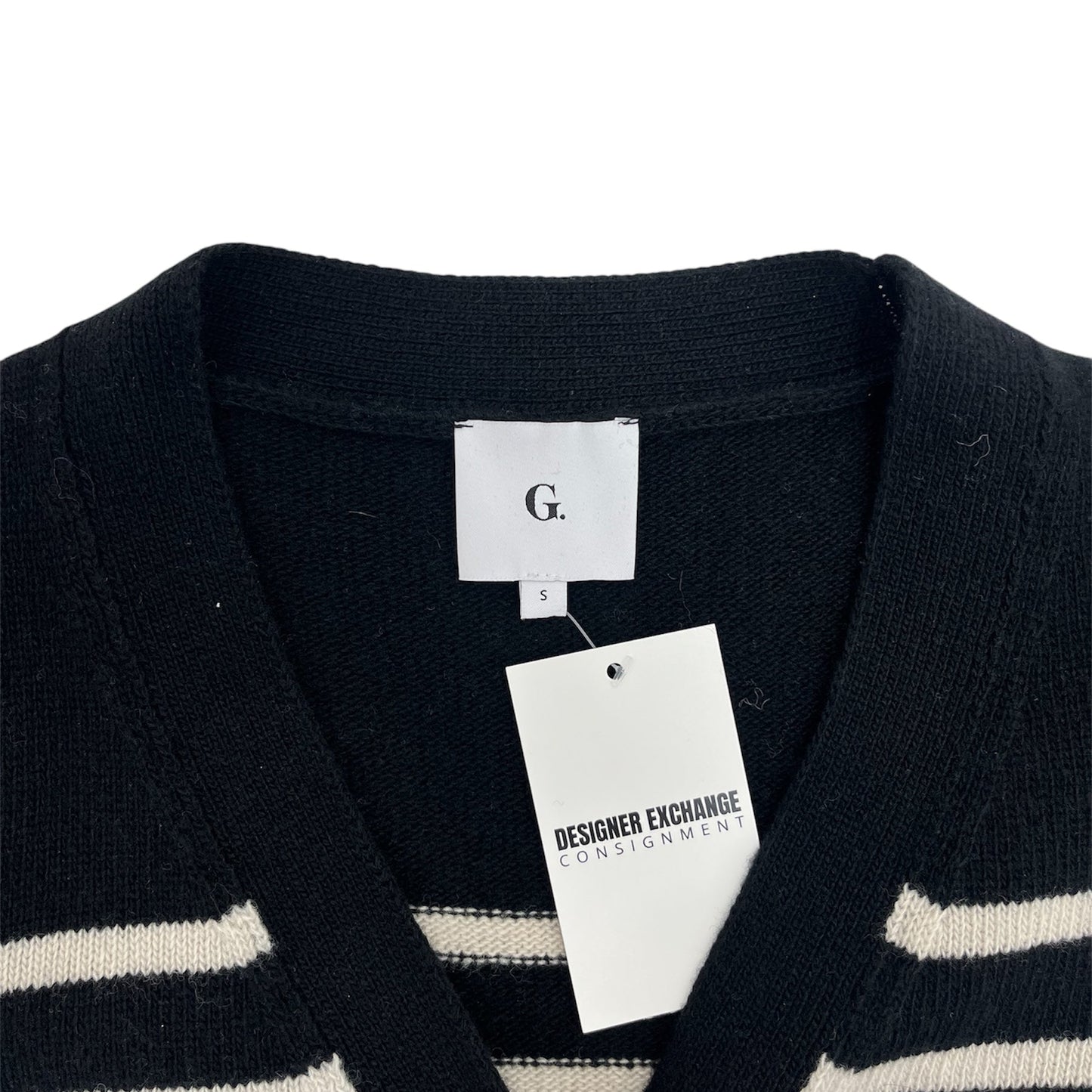 G. Label by Goop Kristie Striped Cardigan