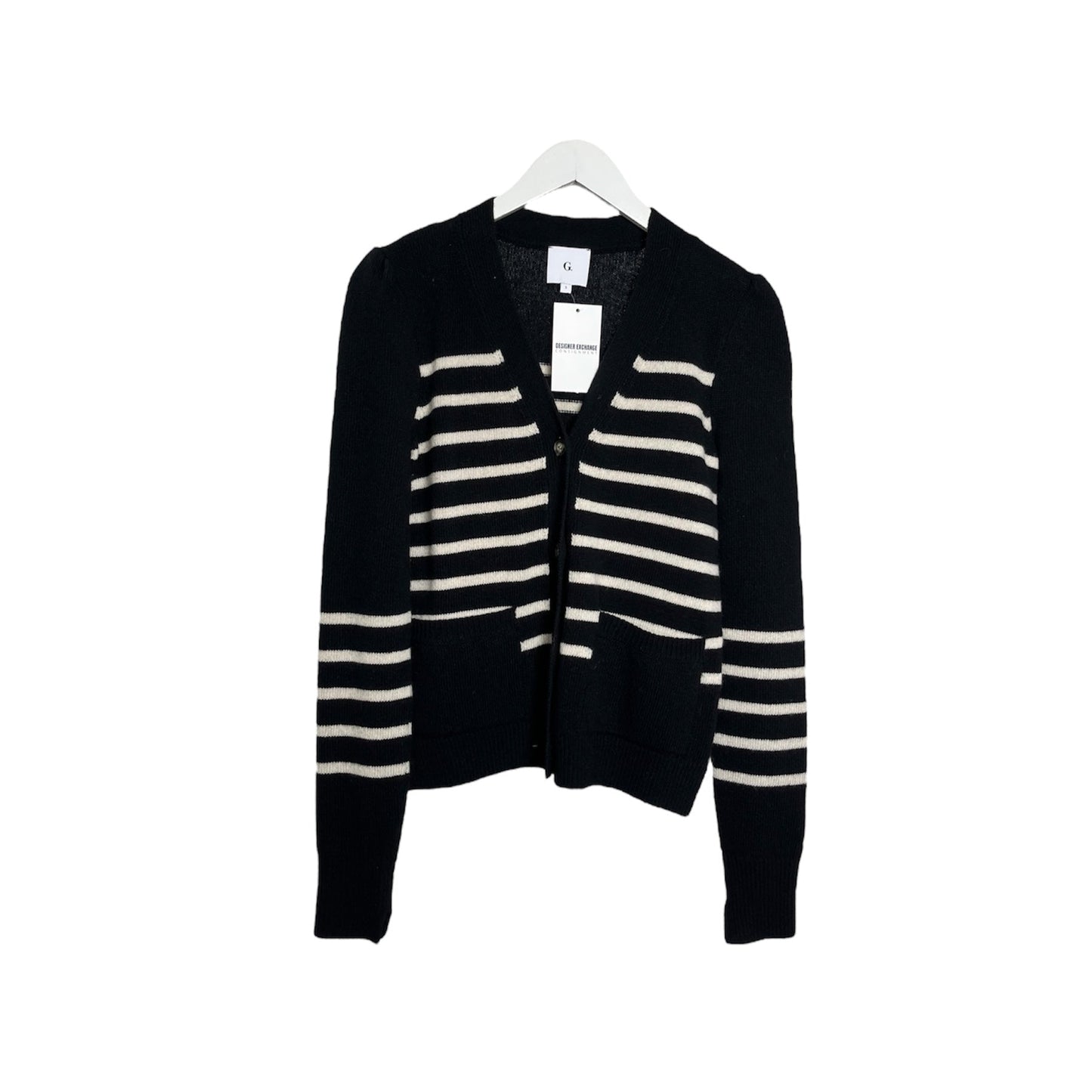 G. Label by Goop Kristie Striped Cardigan