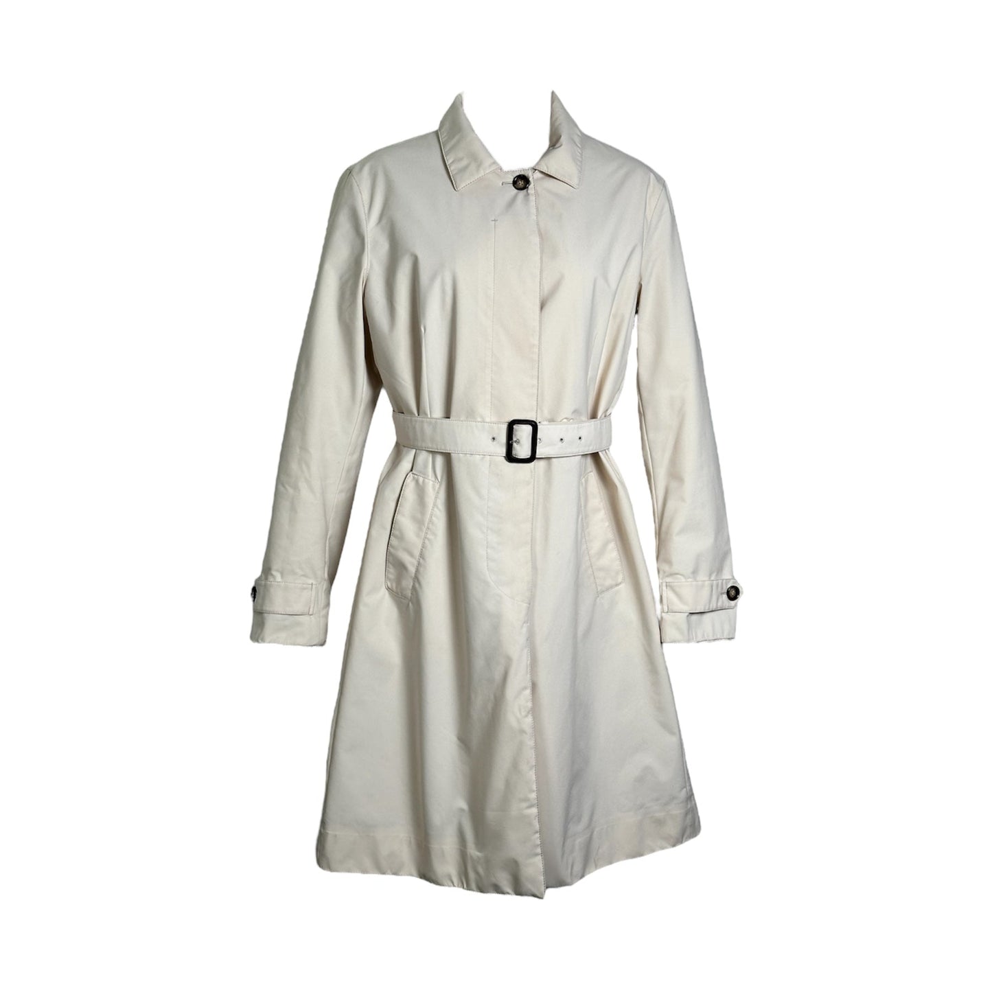 Prada Belted Padded Trench Coat