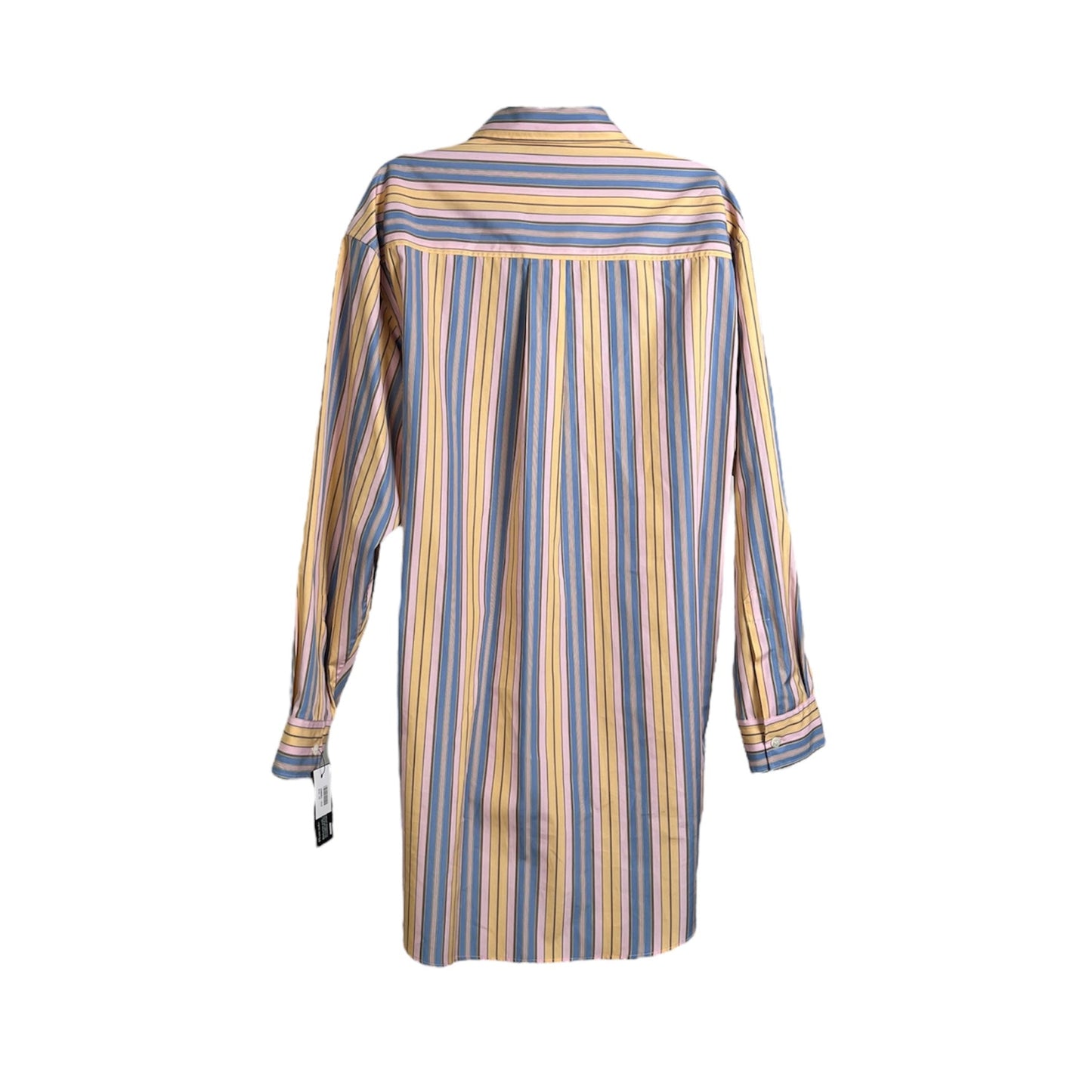 Etro Oversized Embroidered Striped Poplin Shirt