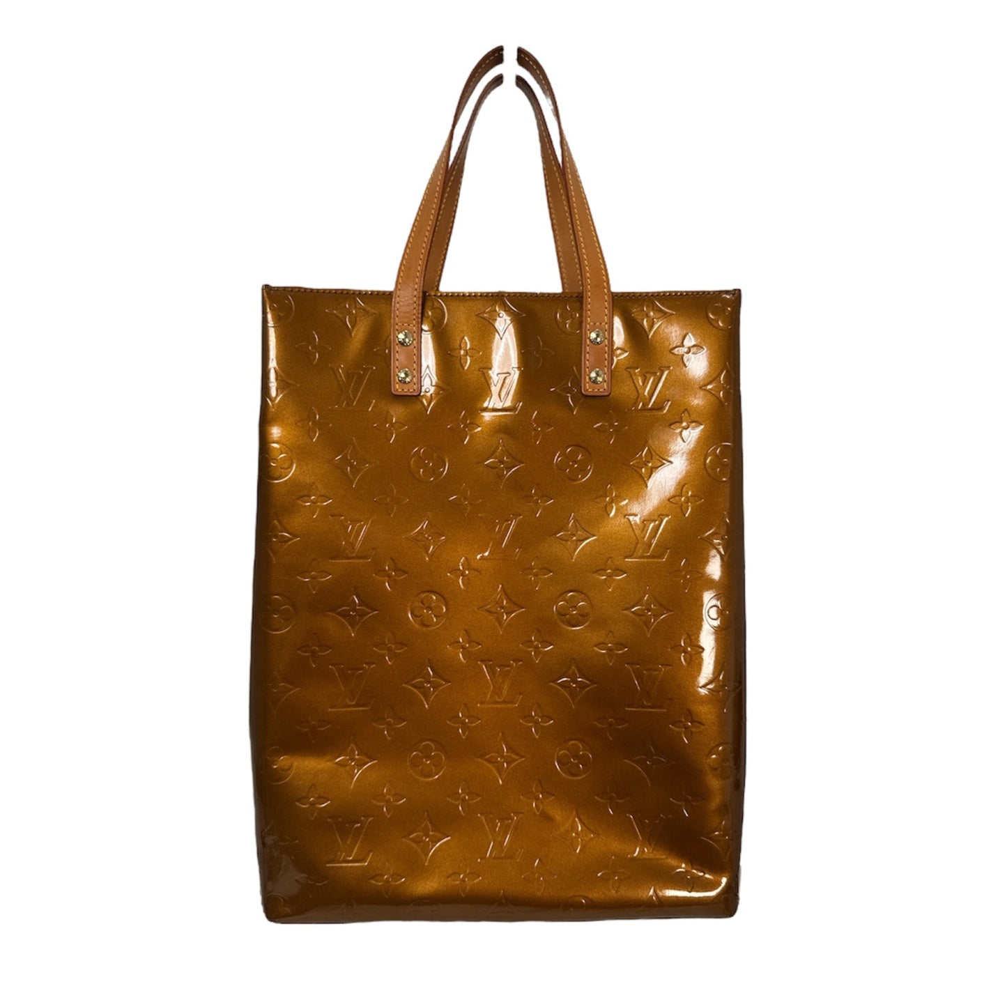 Louis Vuitton Monogram Vernis Reade MM Tote Bag