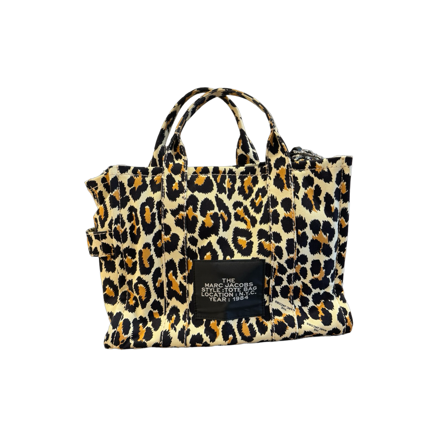 Marc Jacobs Leopard Print Medium Traveller Tote Bag