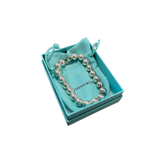 Tiffany & Co Sterling Silver Beaded Bracelet