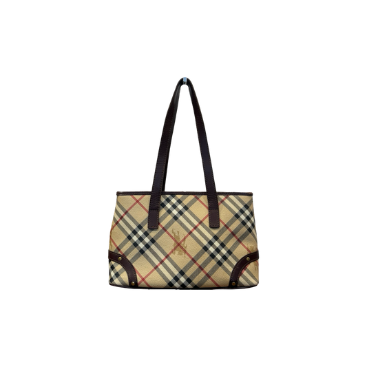 Burberry Nova Check Haymarket Shoulder Bag