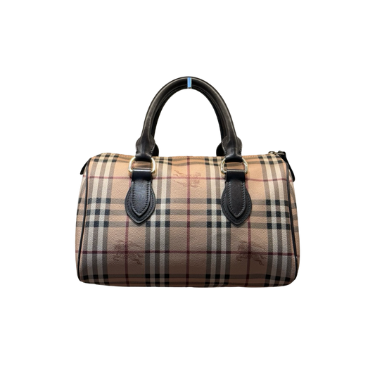 Burberry Haymarket Nova Check Small Bowling Bag