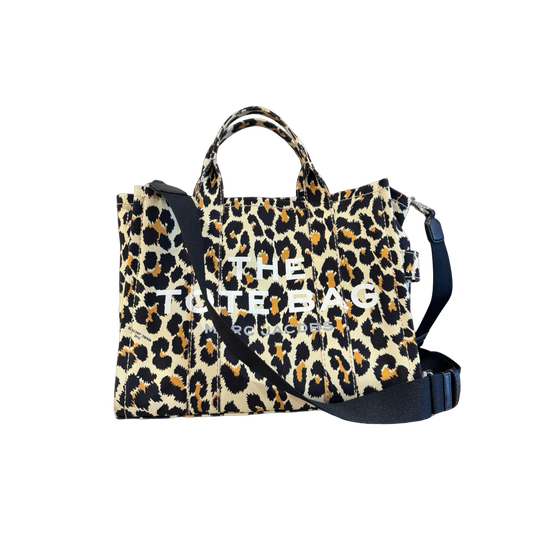 Marc Jacobs Leopard Print Medium Traveller Tote Bag