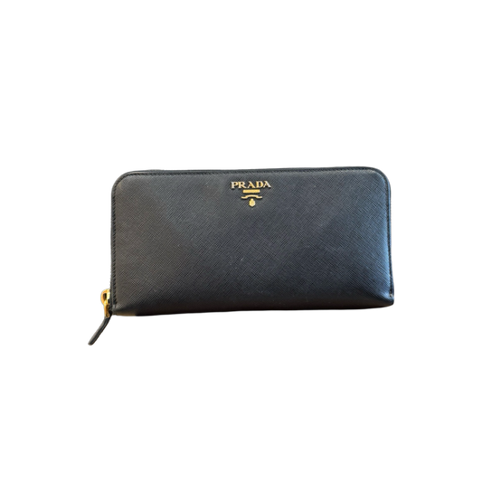 Prada Saffiano Leather Continental Wallet