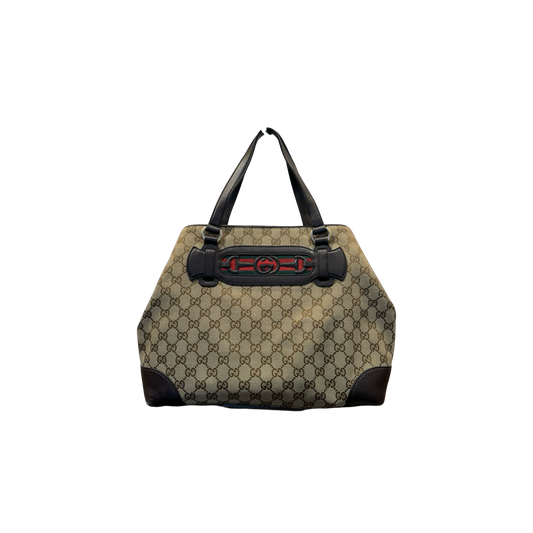 Gucci GG Canvas Dressage Tote Bag