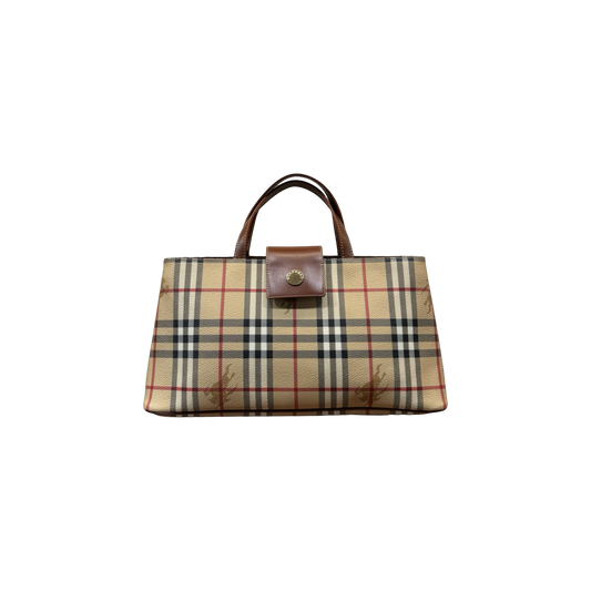 Burberry Nova Check Top Handle Bag