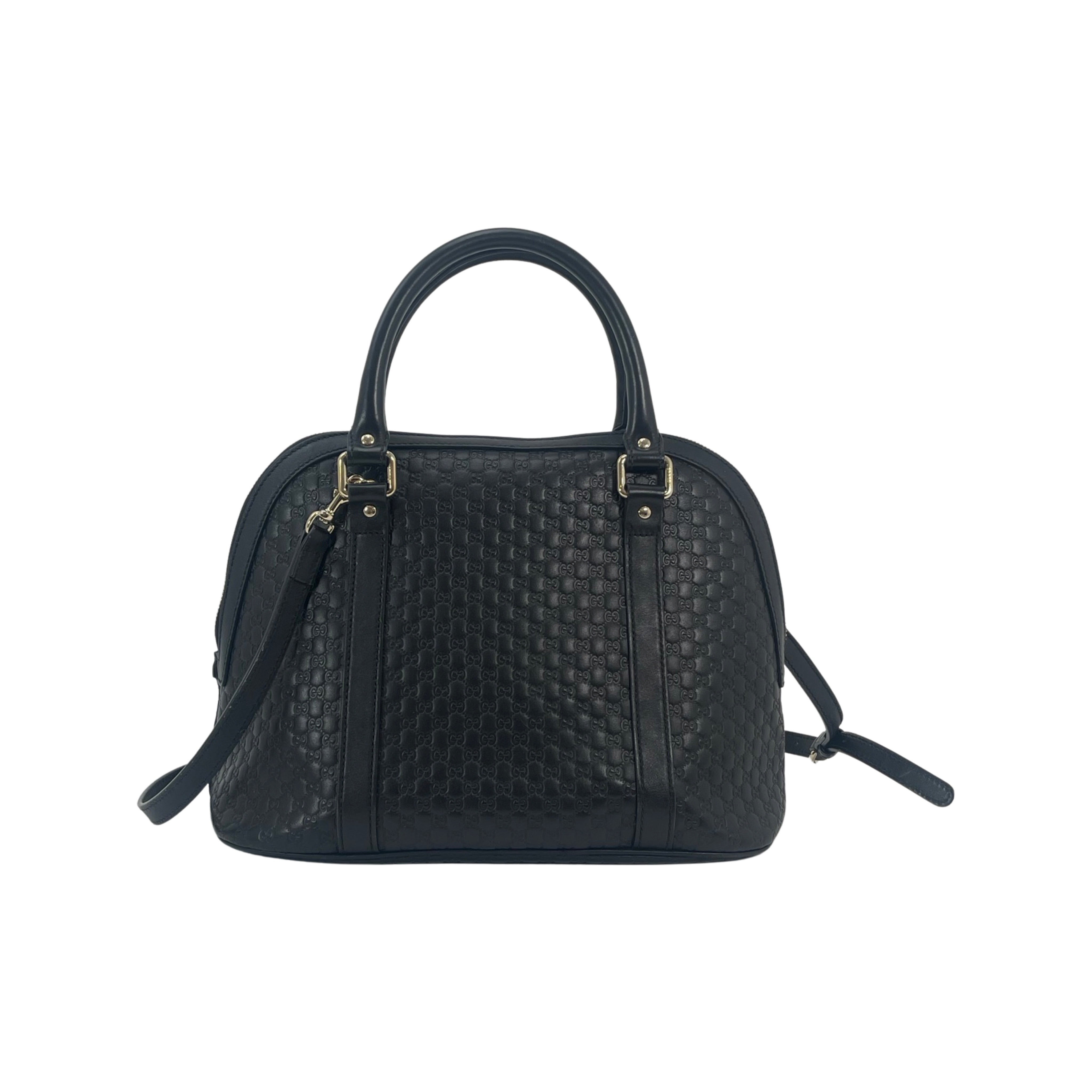 Gucci GG Signature Dome Handle Two-Way Bag – Designer Exchange