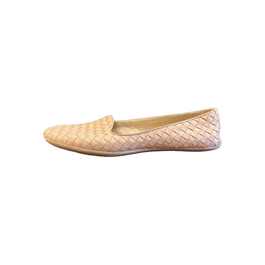 Bottega Veneta Intrecciato Leather Ballet Flats (Size 41)