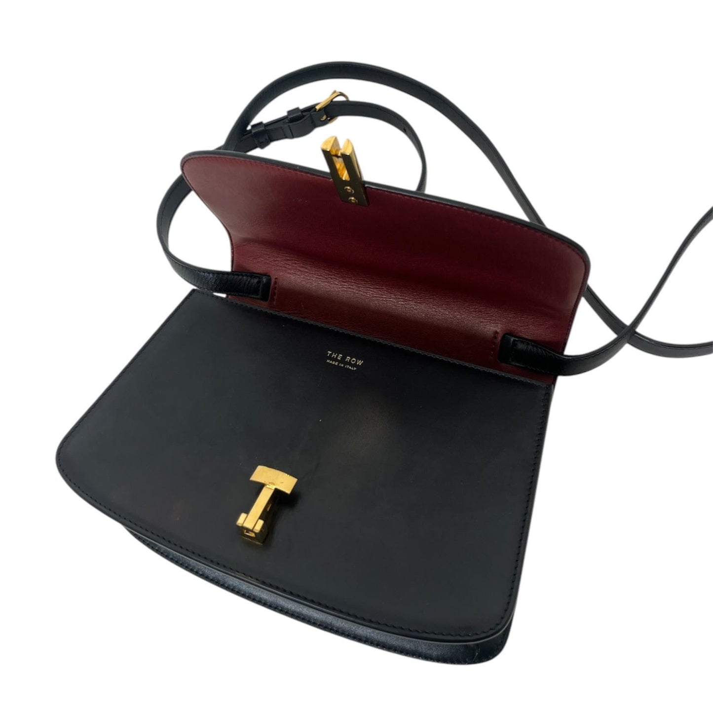 The Row Sofia 8.75 Leather Crossbody Bag