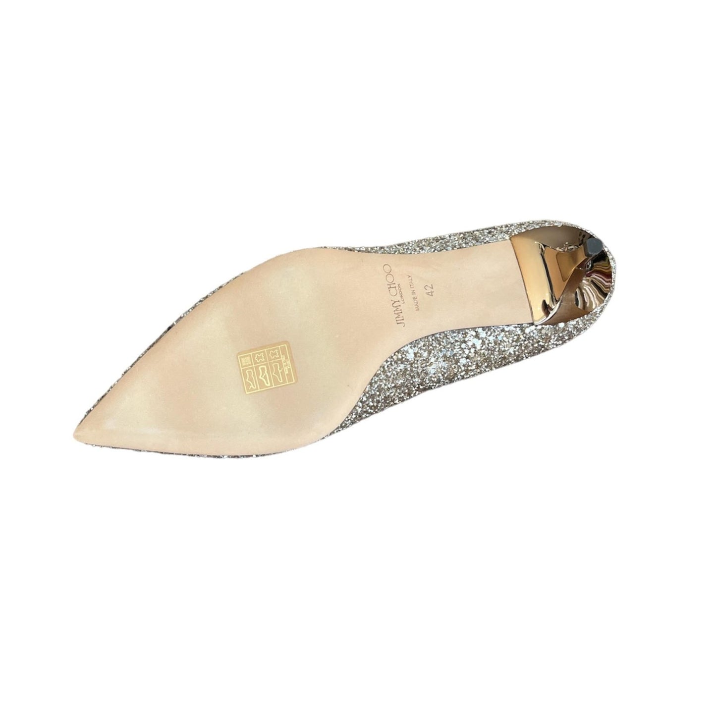 Jimmy Choo Glitter Romy 60 Pumps (Size 42)