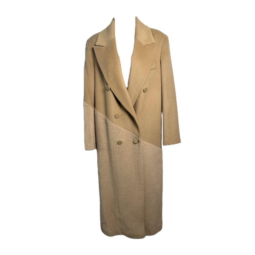 Max & Co Camel Alpaca-Wool Coat