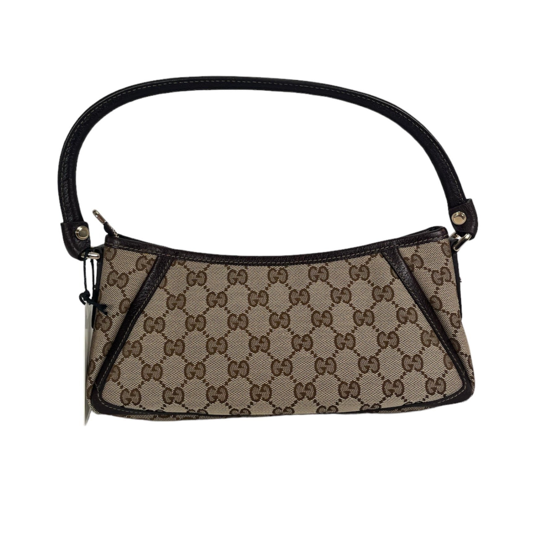 Gucci Abbey GG Canvas Baguette (SHG-35505) – LuxeDH