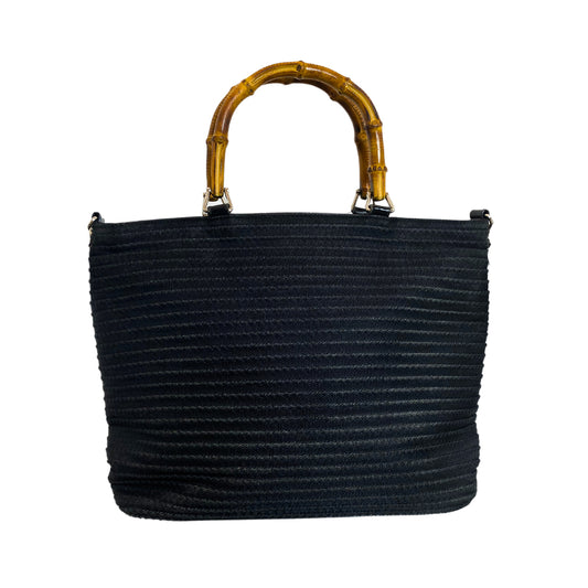 Gucci Bamboo Top Handle Nylon Bag