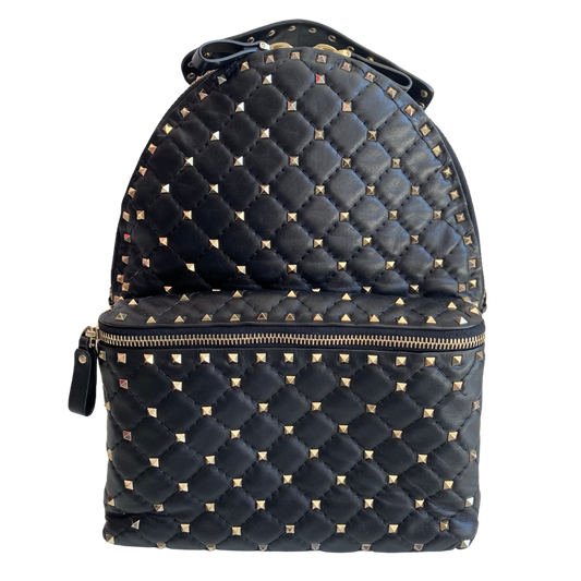 Valentino Garavani Rockstud Spike Backpack Quilted Nappa Leather