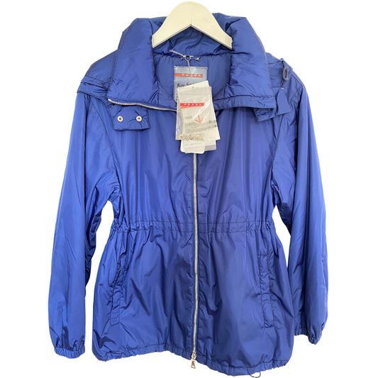 Prada Cobalt Padded Nylon Jacket