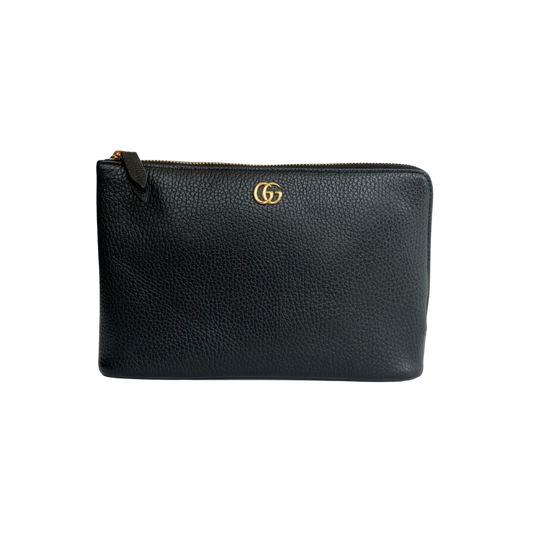 Gucci Petite Marmont Zip Pouch Clutch