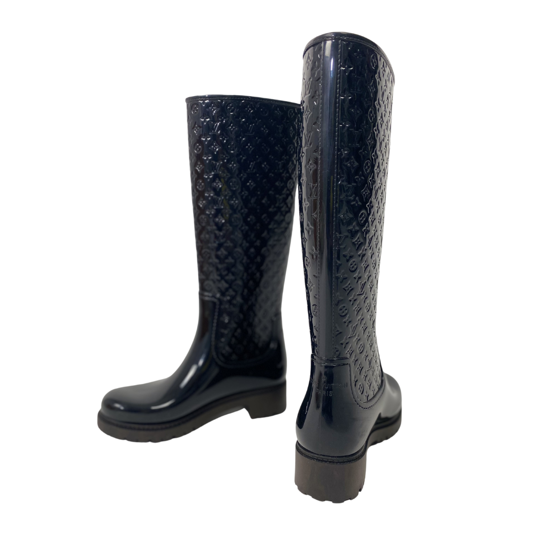 Louis Vuitton MONOGRAM Monogram Rubber Sole Logo Rain Boots Boots (1A8QV2)