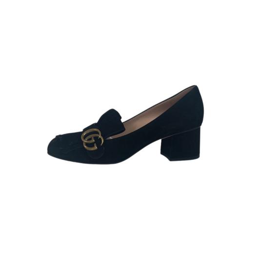 Gucci Marmont Suede Pump (Size 39)