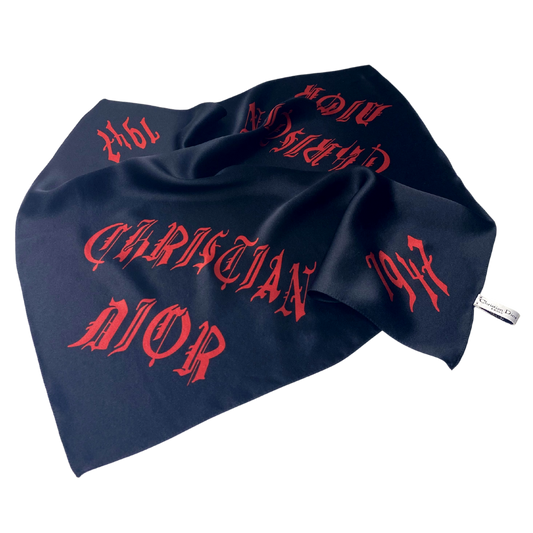 Christian Dior Gothic Logo Scarf