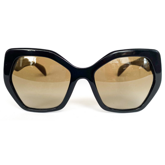 Prada SPR 16R Hexagonal Sunglasses