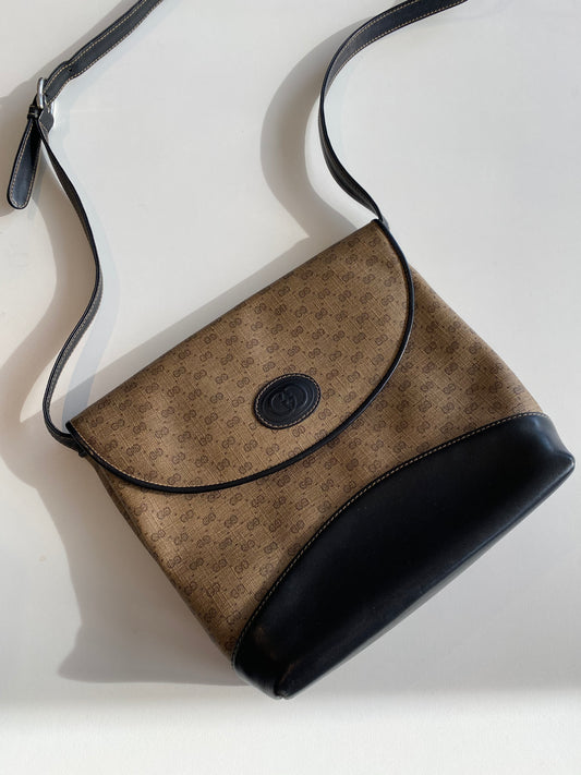 Gucci GG Coated Canvas Vintage Cross-body Bag