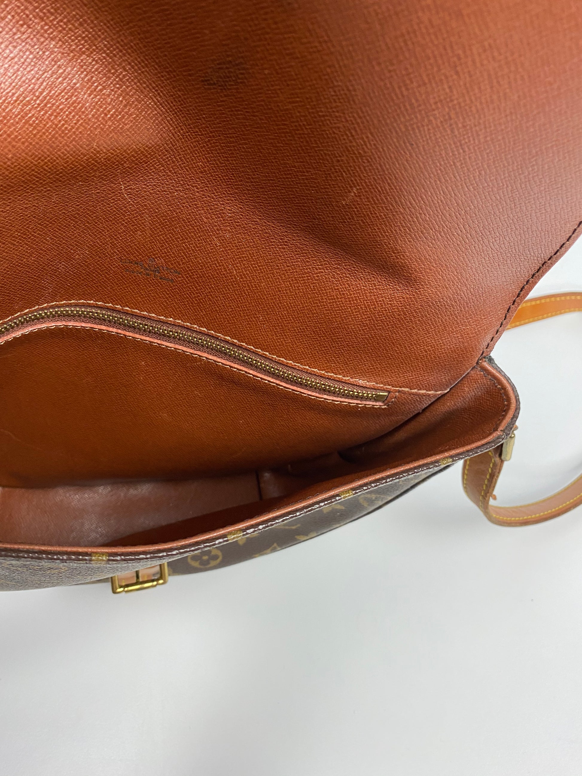 Louis Vuitton Vintage Leather Monogram Crossbody Saddle Bag – Designer  Exchange Consignment TO