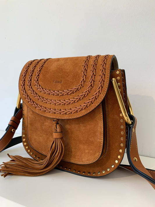 CHLOÉ Small Suede Hudson Bag