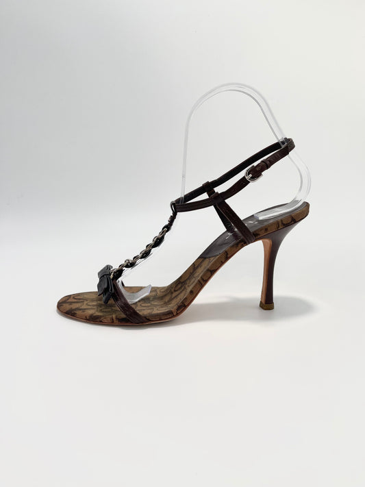 Christian Dior T-Strap Stiletto Heels