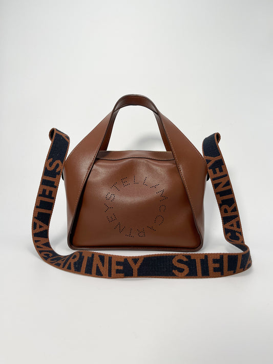 Stella McCartney Mini Stella Logo Crossbody Bag