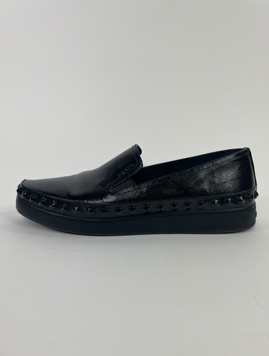 Prada Studded Slip On Sneakers (Size 41)