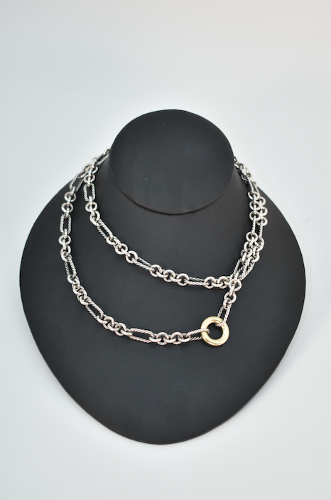 David Yurman Figaro Chain Necklace