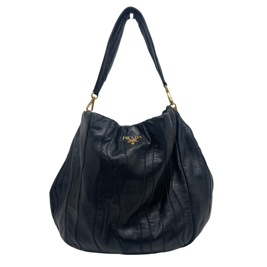 Prada Nappa Waves Shoulder Bag