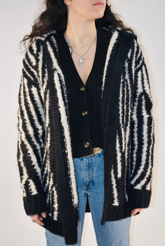 Saint Laurent Mohair Cardigan (Size S)