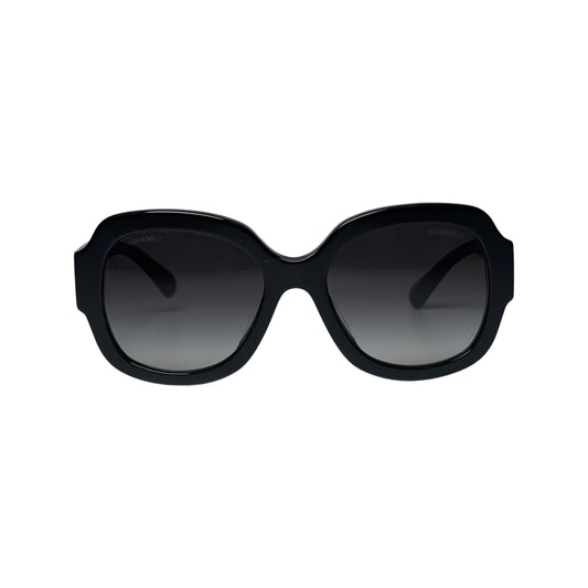 Chanel Interlocking CC Logo Oversize Sunglasses