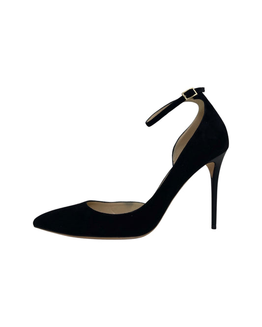 Jimmy Choo Lucy 100 Suede Pumps - Size 39.5